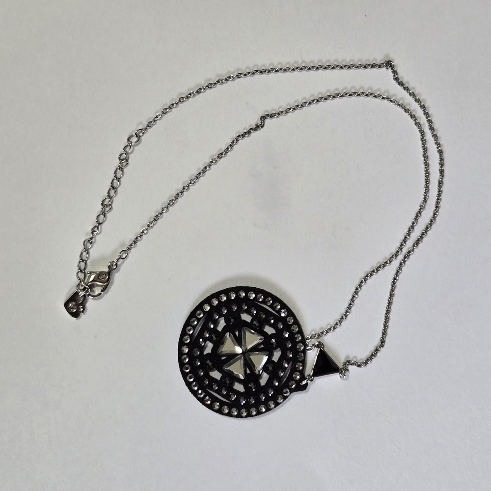 Swarovski Belle Geometric Pendant Necklace - Picture 6 of 9